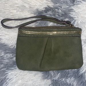 Army green wristlet